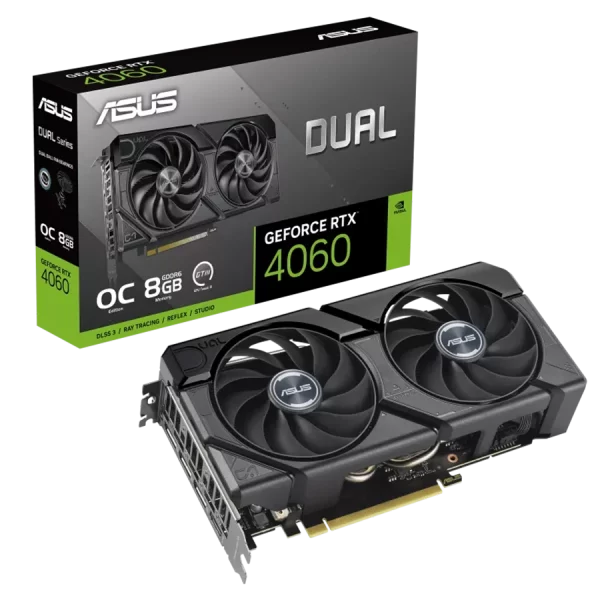 کارت گرافیک ایسوس Dual RTX 4060 EVO OC 8GB