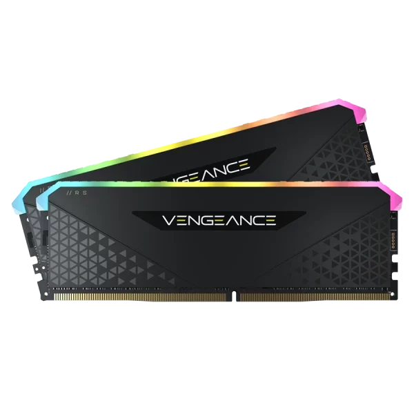 حافظه رم دسکتاپ دو کاناله Corsair مدل VENGEANCE RGB RS 16GB 3200