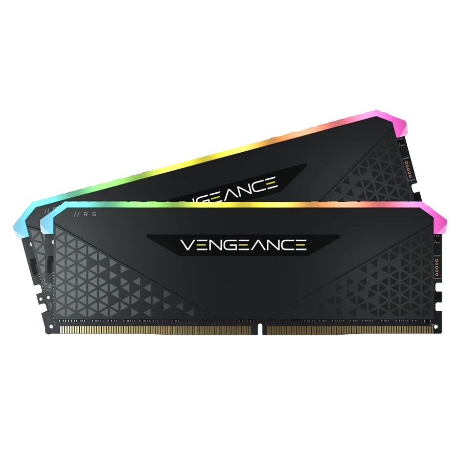 حافظه رم دسکتاپ دو کاناله Corsair مدل VENGEANCE RGB RS 16GB 3200