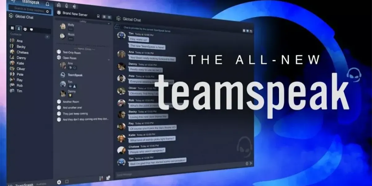 برنامه teamspeak