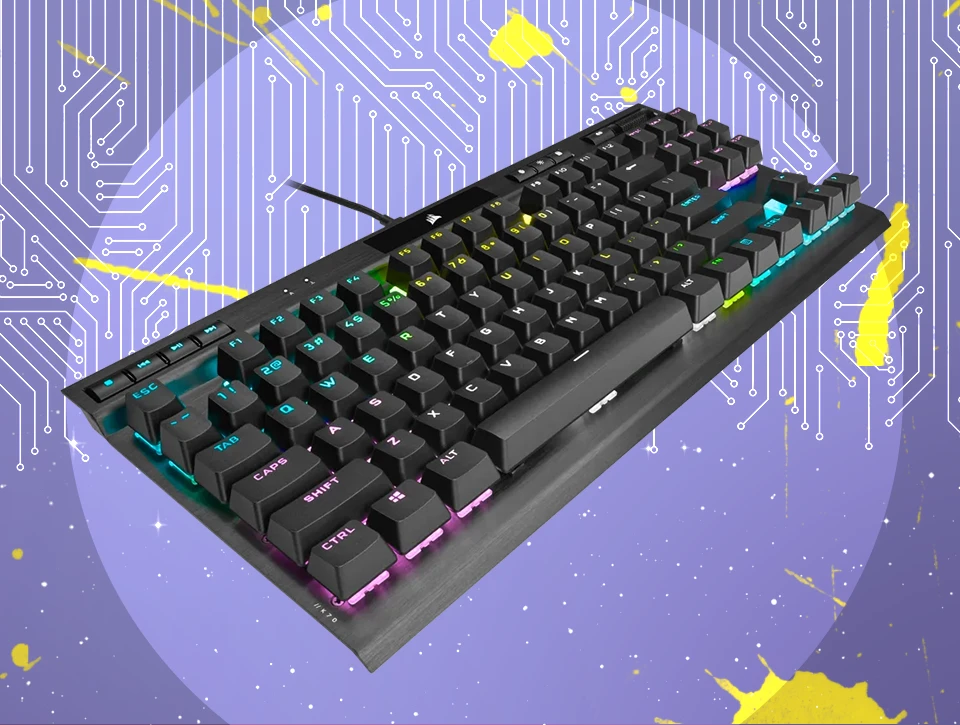 کیبورد مکانیکال گیمینگ کورسیر K70 RGB TKL