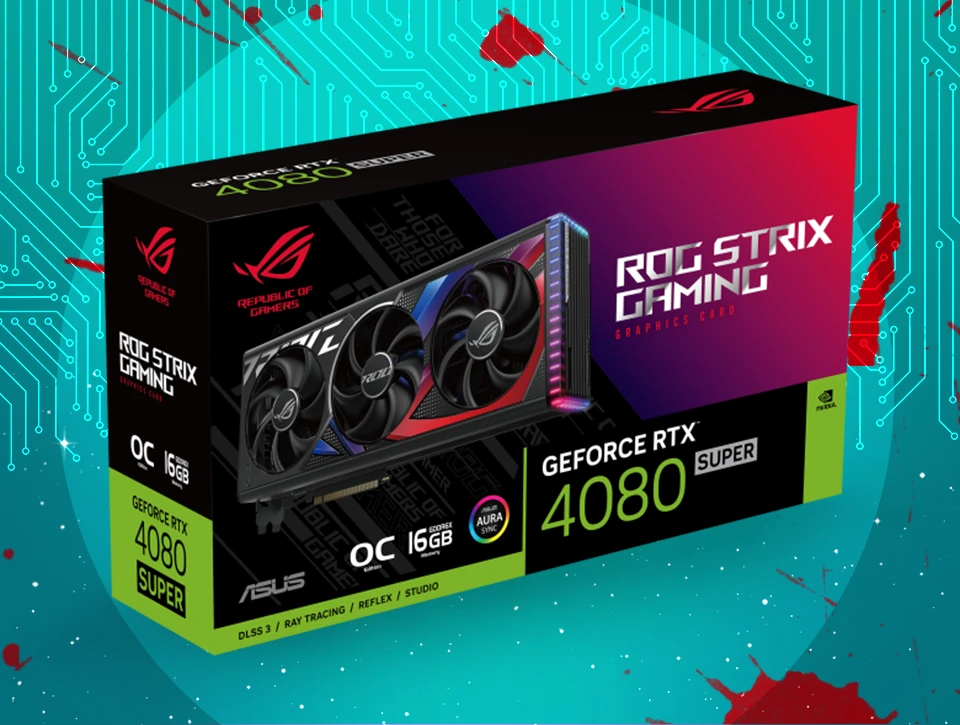 کارت گرافیک ایسوس Asus RTX 4080 Super Strix OC 16GB