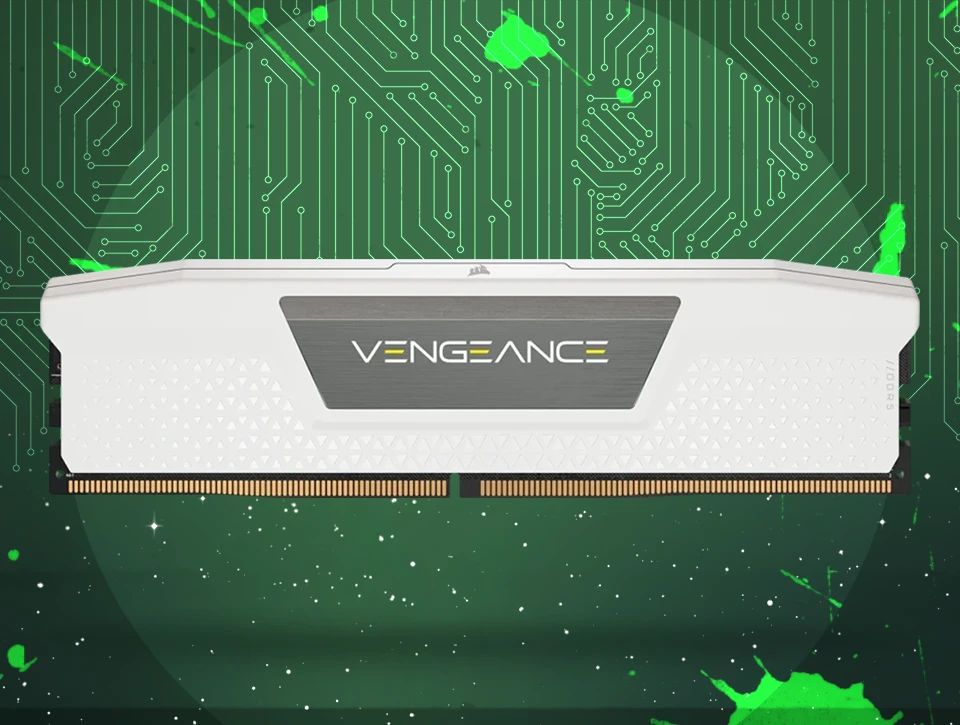 رم دسکتاپ دو کاناله Corsair مدل VENGEANCE 64GB 5600 White