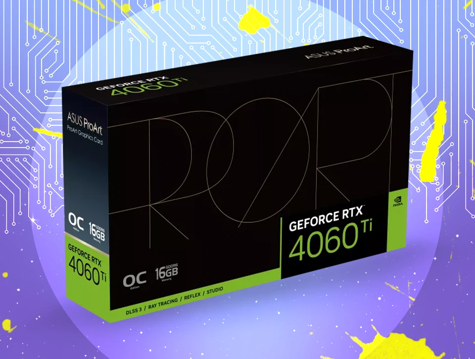 کارت گرافیک ایسوس ProArt RTX 4060 Ti OC 16GB