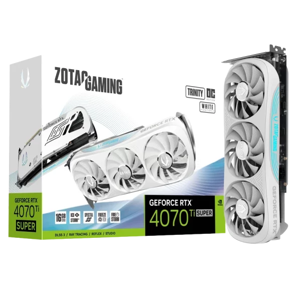 کارت گرافیک زوتک RTX 4070 Ti Super Trinity OC 16GB White