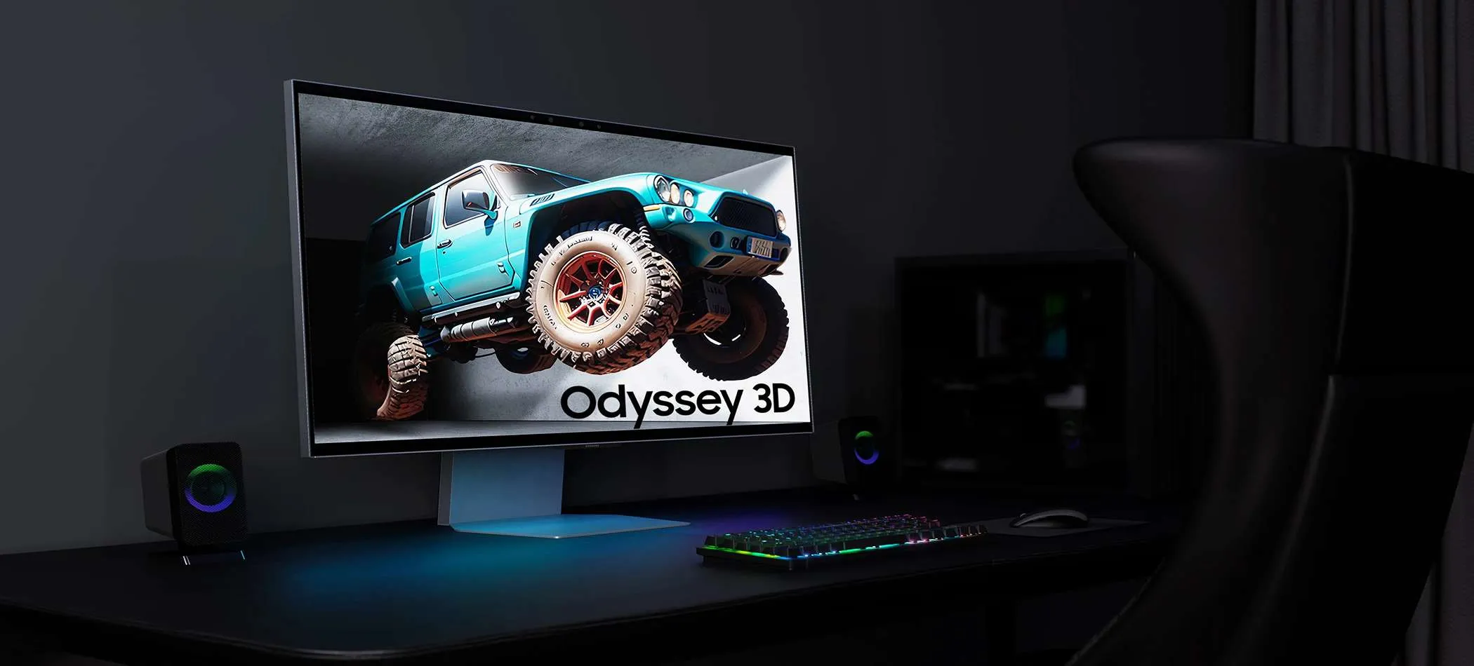 مانیتور گیمینگ سه بعدی بدون عینک Odyssey 3D