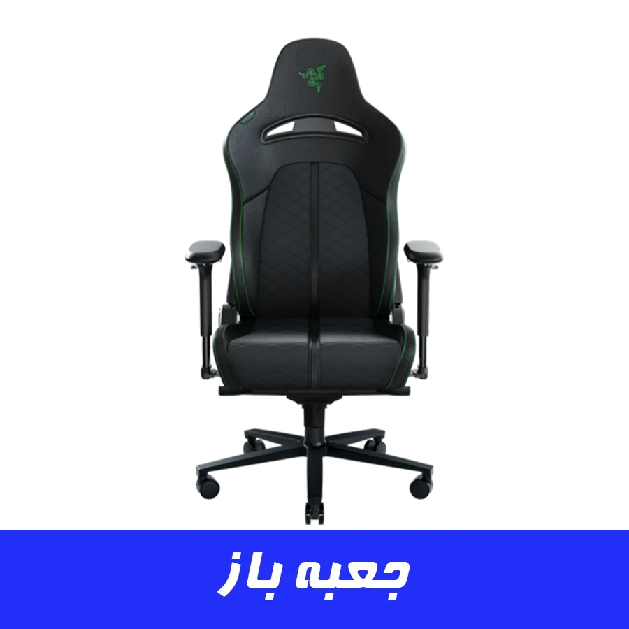 صندلی گیمینگ ریزر Razer Enki Black Green جعبه باز