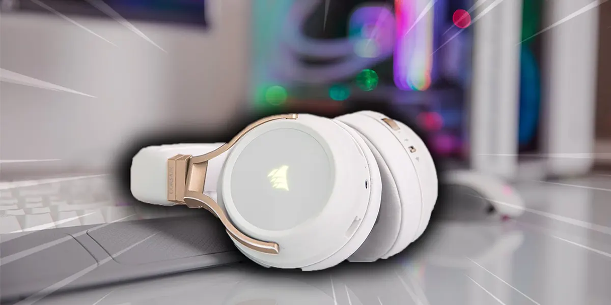 CORSAIR VIRTUOSO RGB WIRELESS PEARL Gaming headset