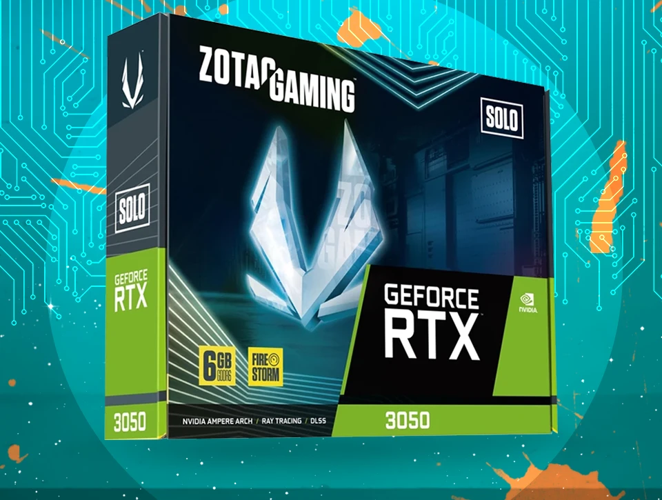 کارت گرافیک زوتک ZOTAC RTX 3050 Solo 6GB