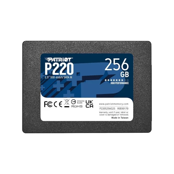 SSD پتریوت مدل Patriot P220 SATA III 256GB