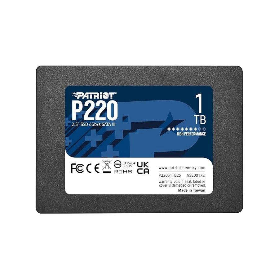 SSD پتریوت مدل Patriot P220 SATA III 1TB