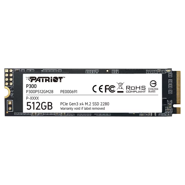 SSD پاتریوت مدل Patriot P300 PCIe M.2 512GB