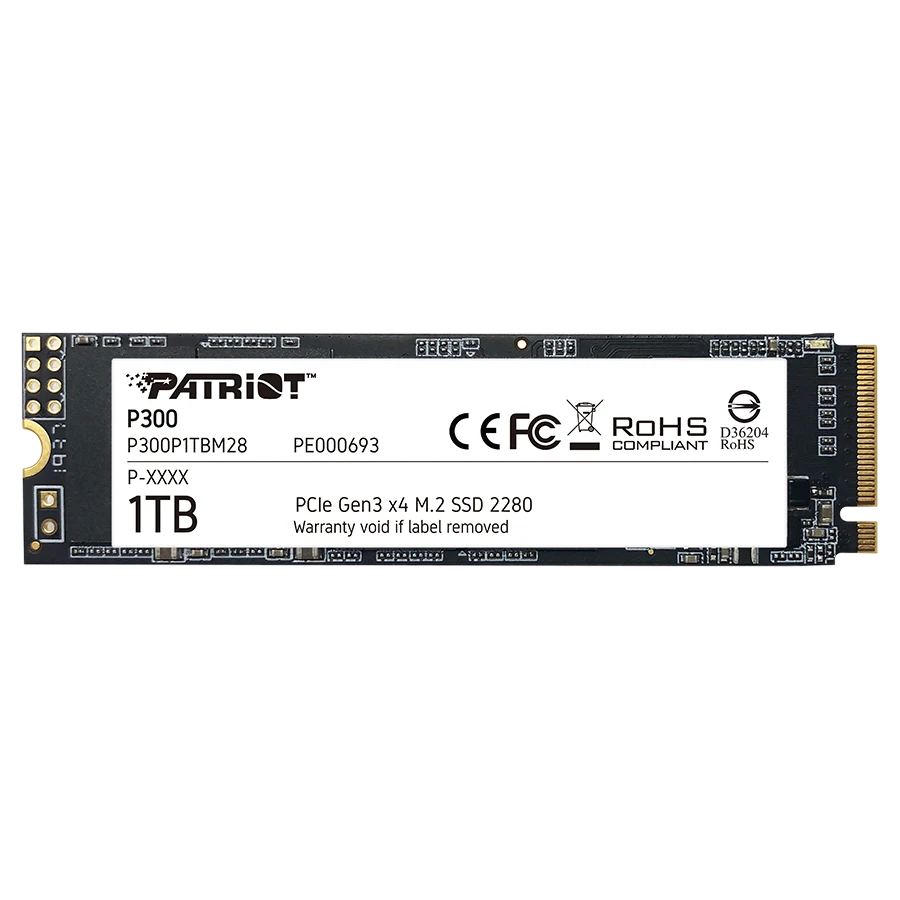 SSD پاتریوت مدل Patriot P300 PCIe M.2 1TB