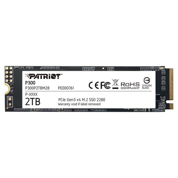 SSD پاتریوت مدل Patriot P300 PCIe M.2 2TB