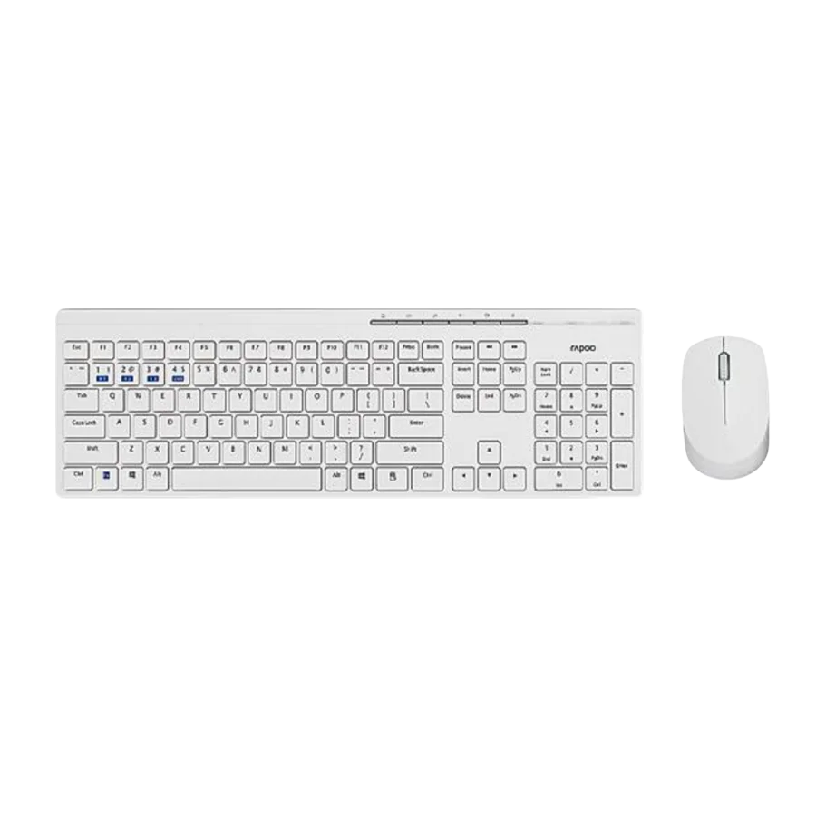 باندل موس و کیبورد رپو Rapoo 8110M White