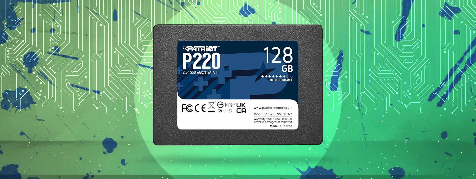 SSD پتریوت مدل Patriot P220 SATA III 128GB