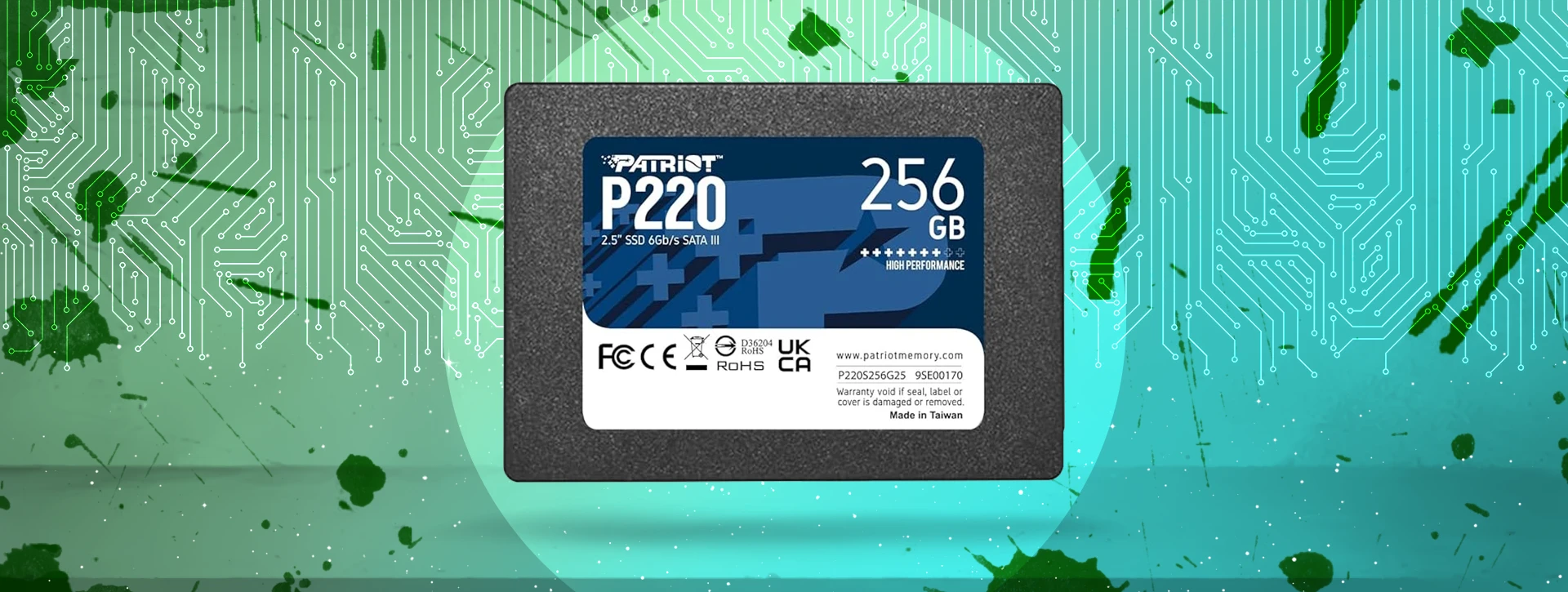 SSD پتریوت مدل Patriot P220 SATA III 256GB