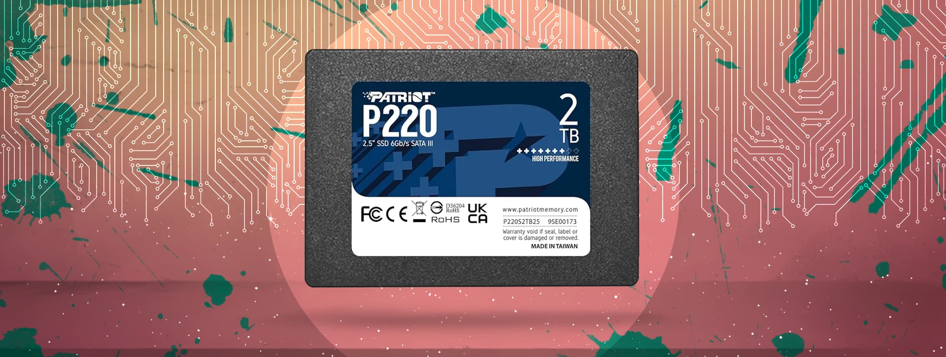 SSD پتریوت مدل Patriot P220 SATA III 2TB