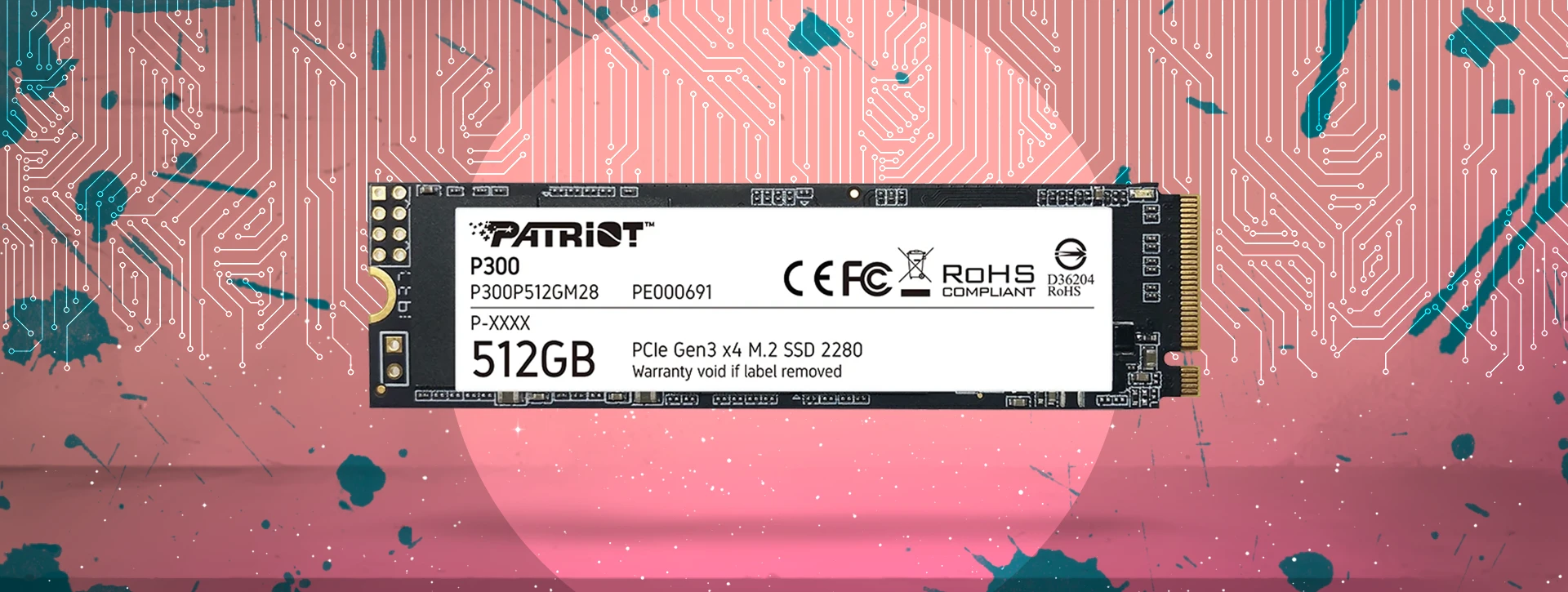 SSD پاتریوت مدل Patriot P300 PCIe M.2 512GB