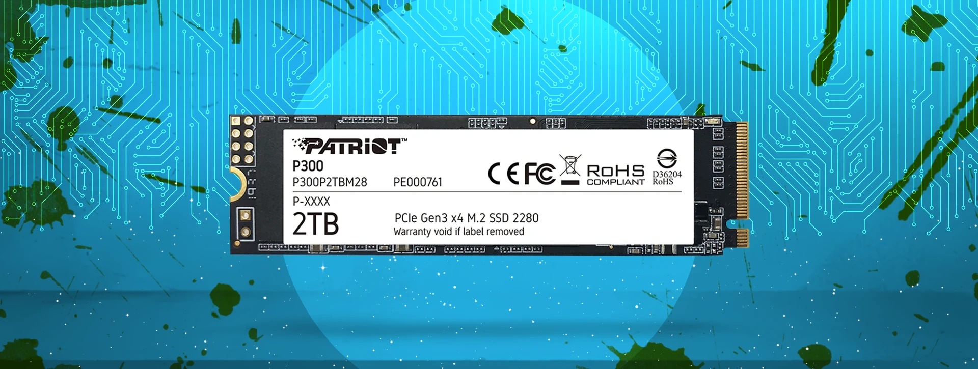 SSD پاتریوت مدل Patriot P300 PCIe M.2 2TB