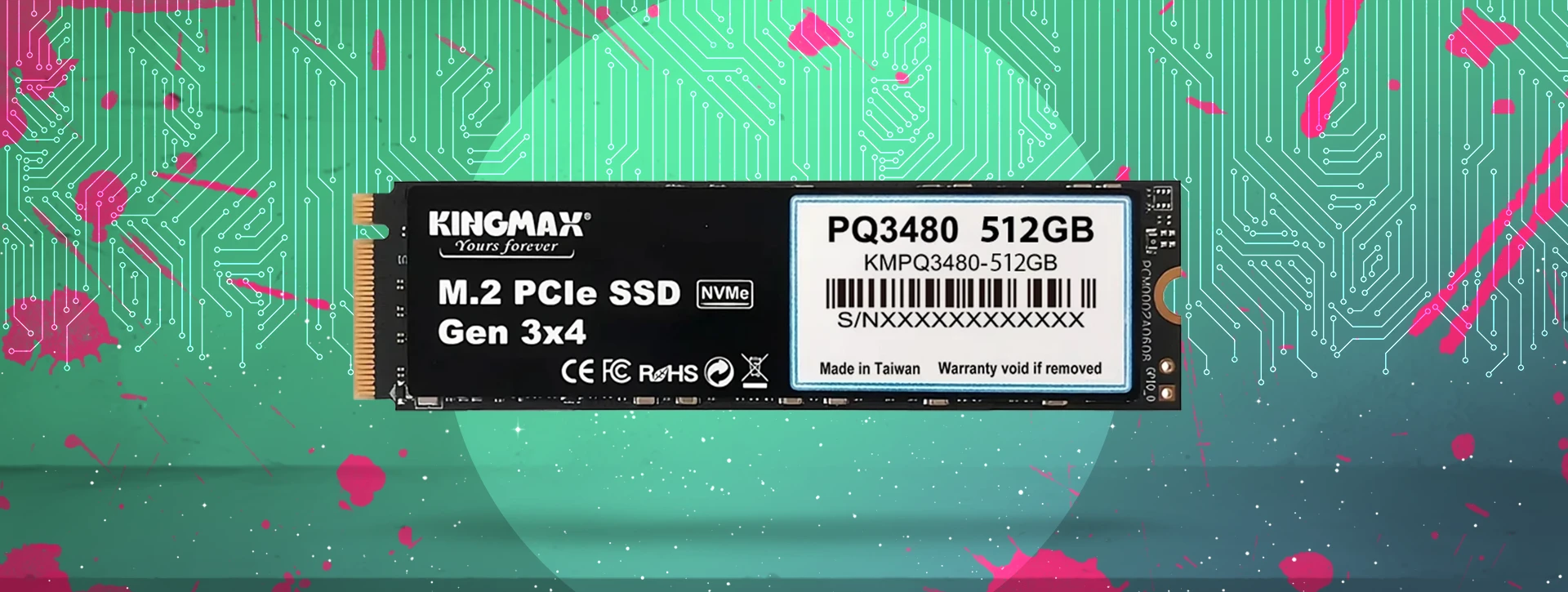 SSD کینگ مکس مدل PQ3480 M.2 NVMe 512GB