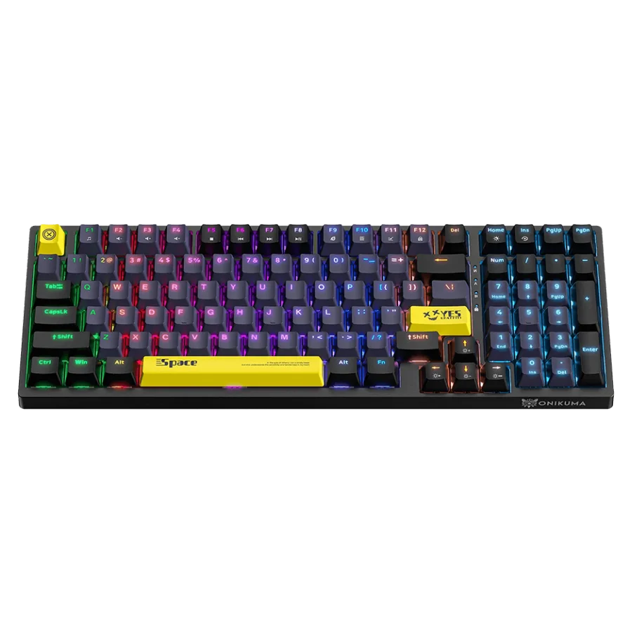 کیبورد گیمینگ اونیکوما ONIKUMA G38 Full Mechanical RGB Black