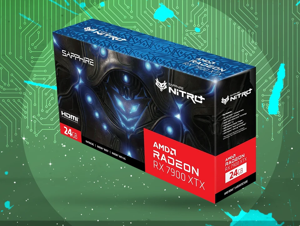 کارت گرافیک سافایر NITRO+ AMD Radeon RX 7900 XTX Vapor-X 24GB