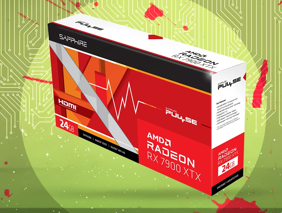 کارت گرافیک سافایر PULSE AMD Radeon RX 7900 XTX 24GB