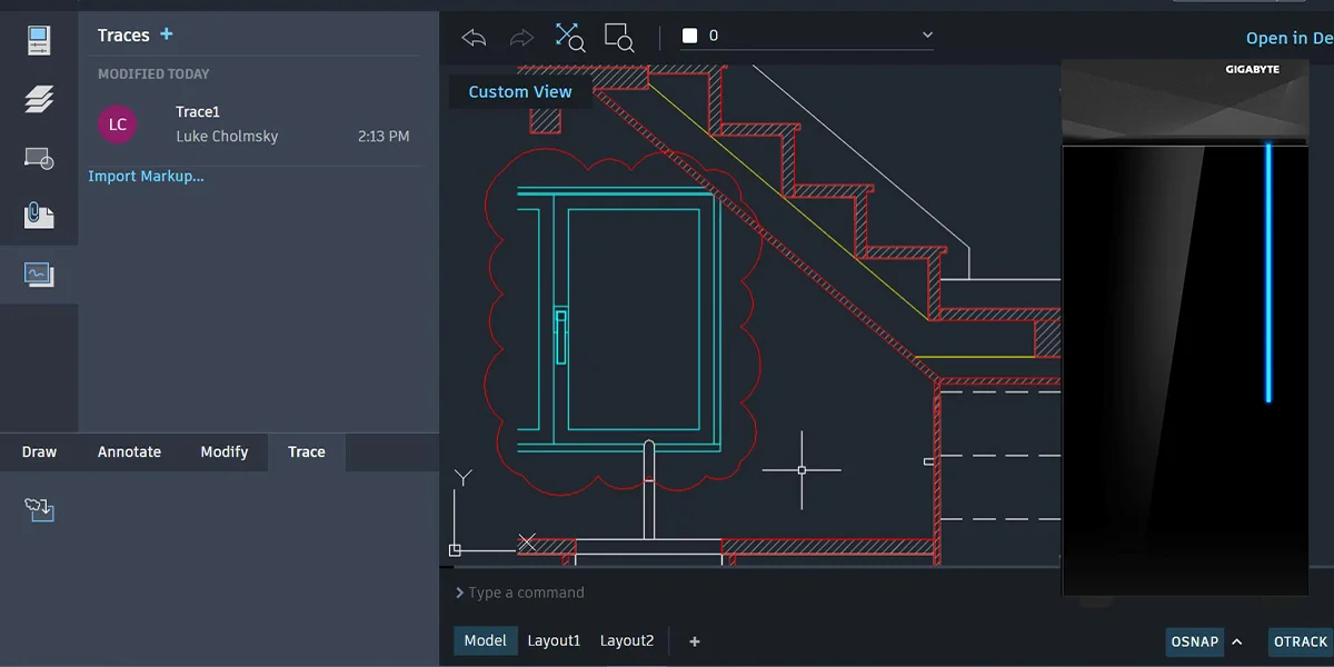 سیستم برای اجرای روان نرم افزار Auto Cad