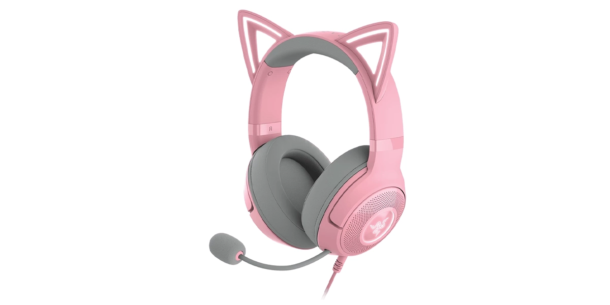 هدست گیمینگ ریزر RAZER Kraken Kitty Ed. V2 – Quartz