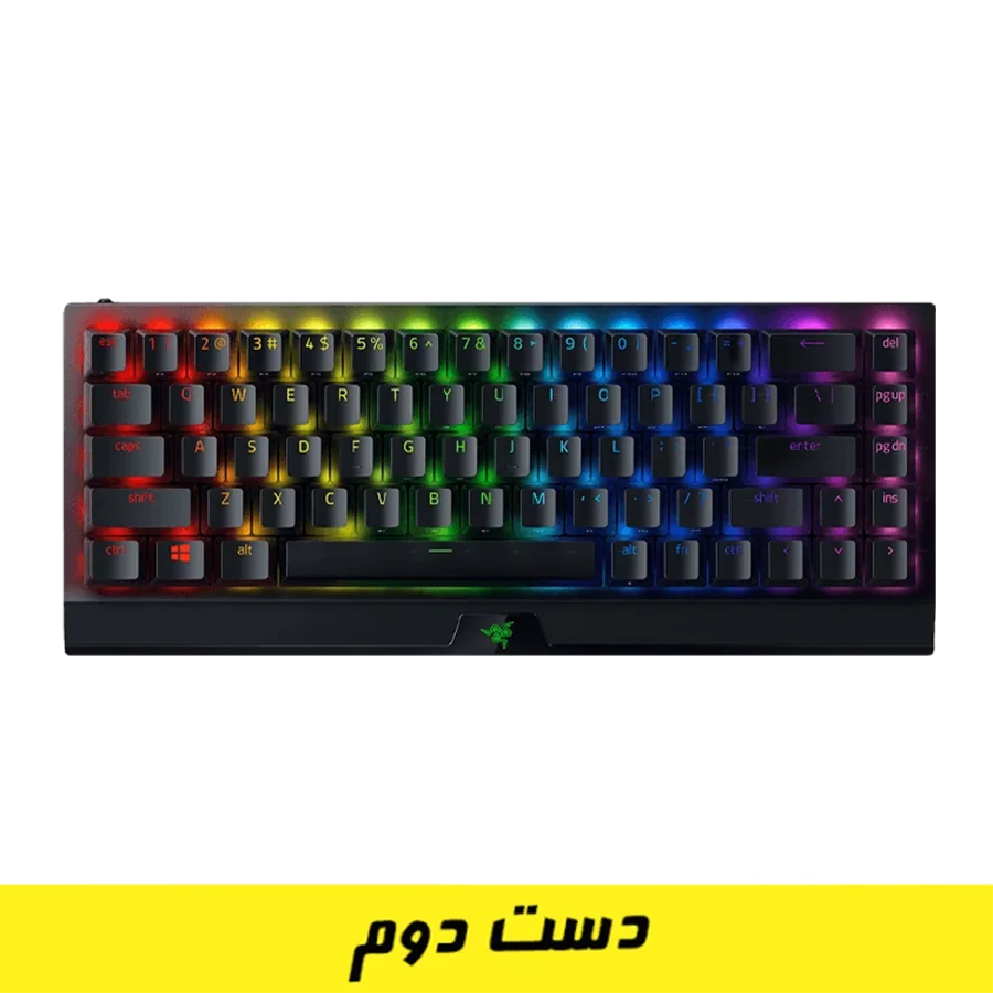 کيبورد گیمینگ ريزر Razer Blackwidow V3 Mini Yellow Switch (دست دوم)