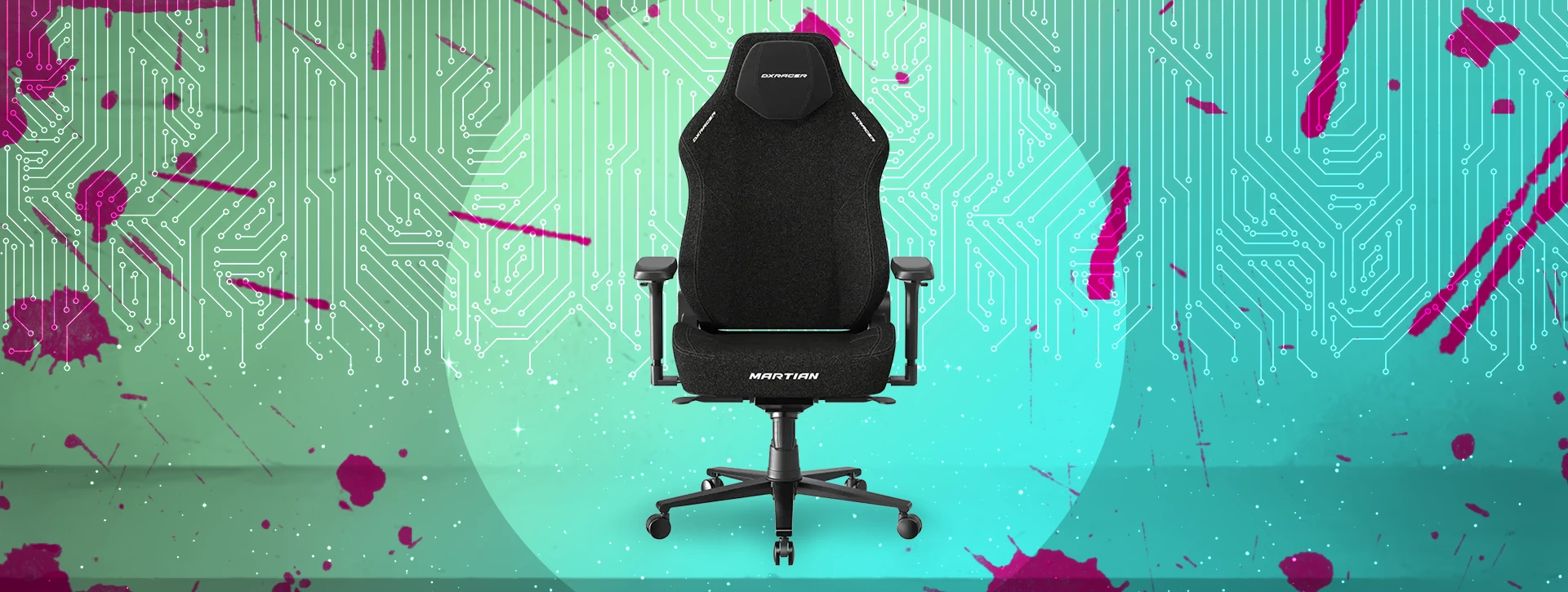 صندلی گیمینگ دی ایکس ریسر Dxracer Martian Series 2025 L Fabric Black