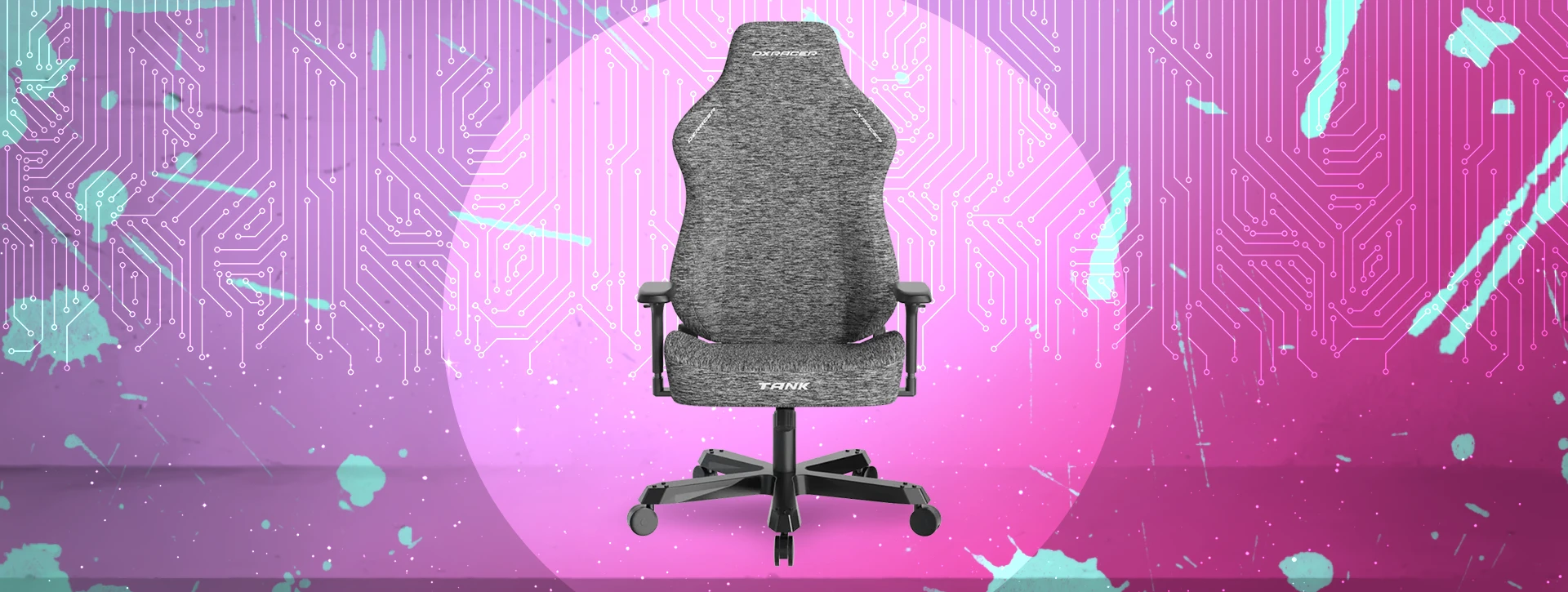 صندلی گیمینگ دی ایکس ریسر Dxracer Tank Series 2025 Fabric Gray