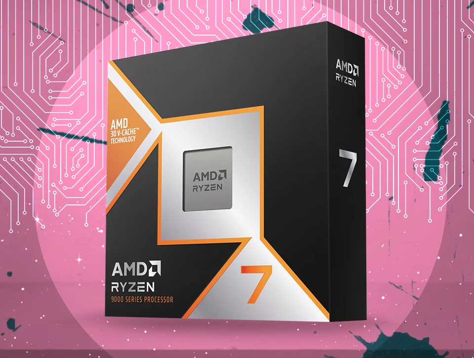 پردازنده AMD مدل Ryzen 7 9800X3D BOX