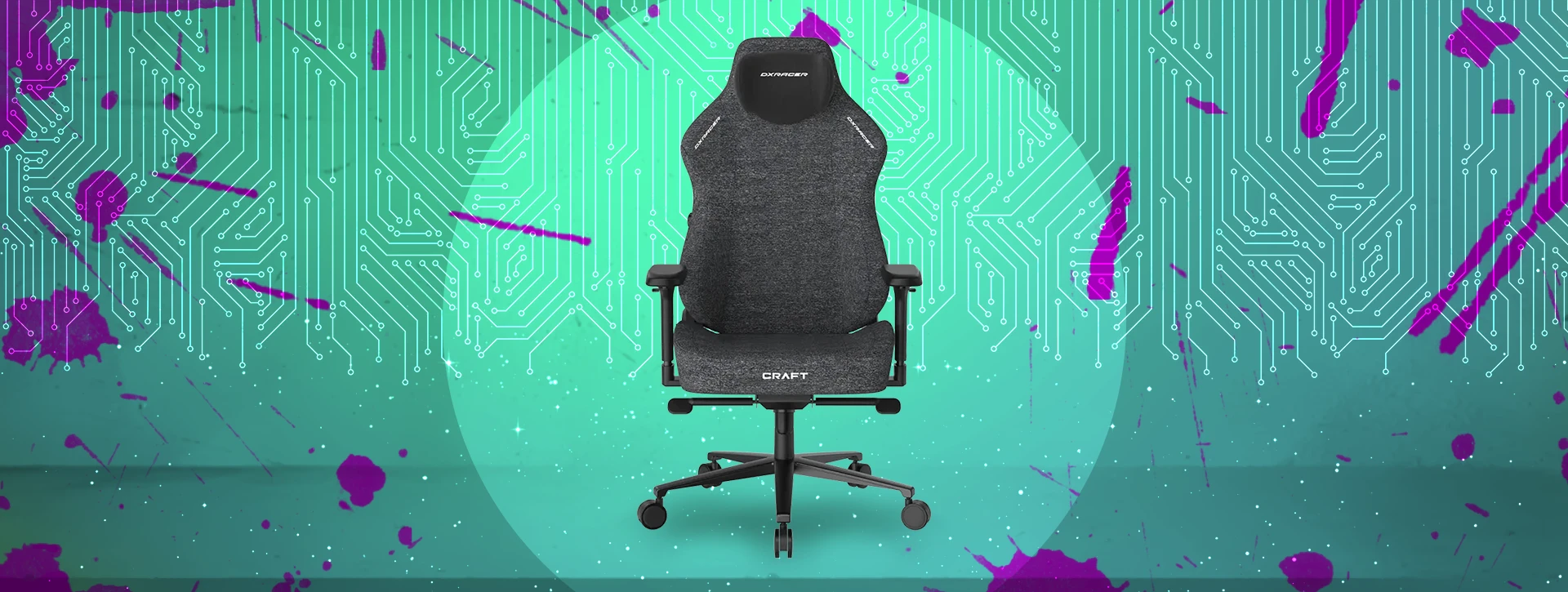 صندلی گیمینگ دی ایکس ریسر Dxracer Craft Series 2025 XL Black Fabric