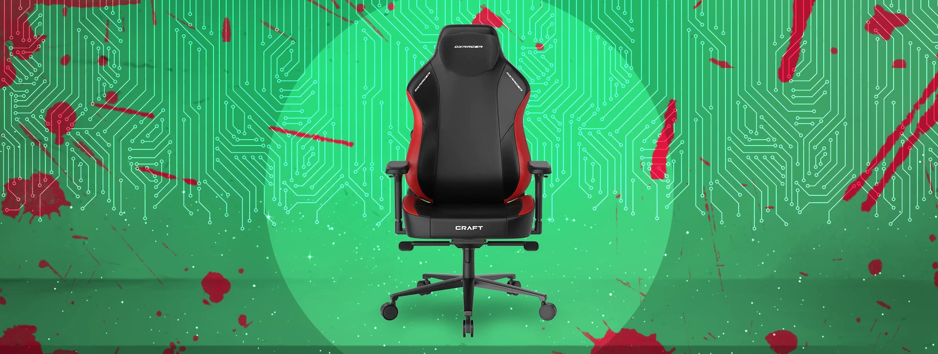 صندلی گیمینگ دی ایکس ریسر Dxracer Craft Series 2025 XL Black Red