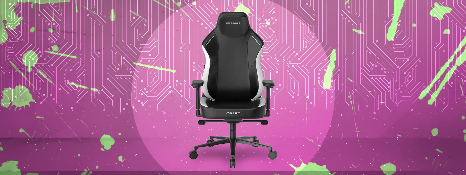 صندلی گیمینگ دی ایکس ریسر Dxracer Craft Series 2025 XL Black White