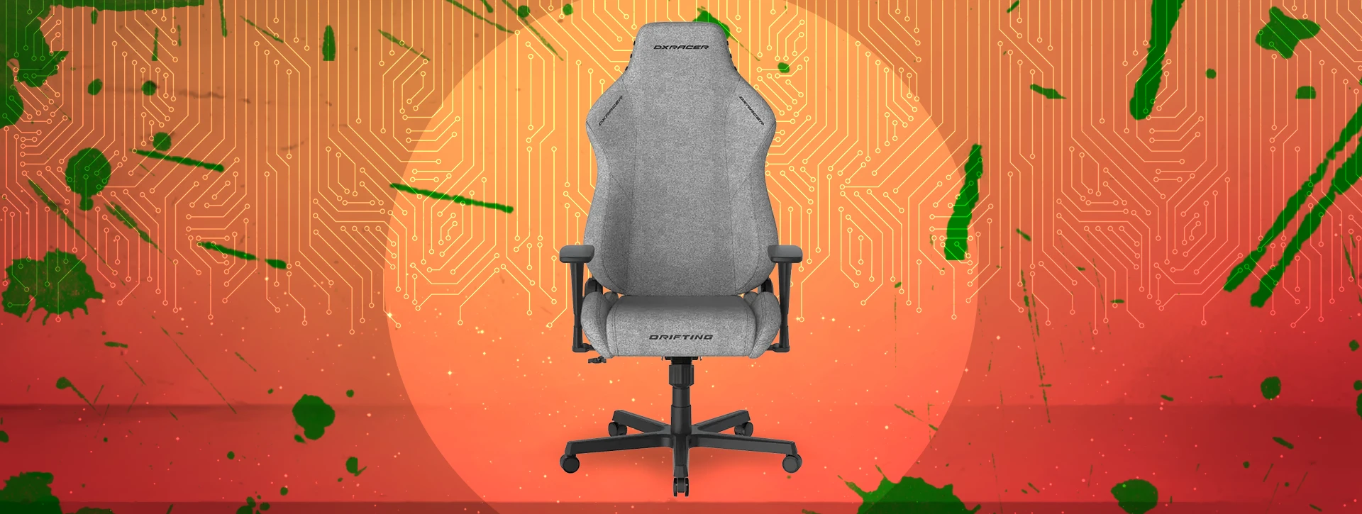 صندلی گیمینگ دی ایکس ریسر Dxracer Drifting Series 2025 L Fabric Gray