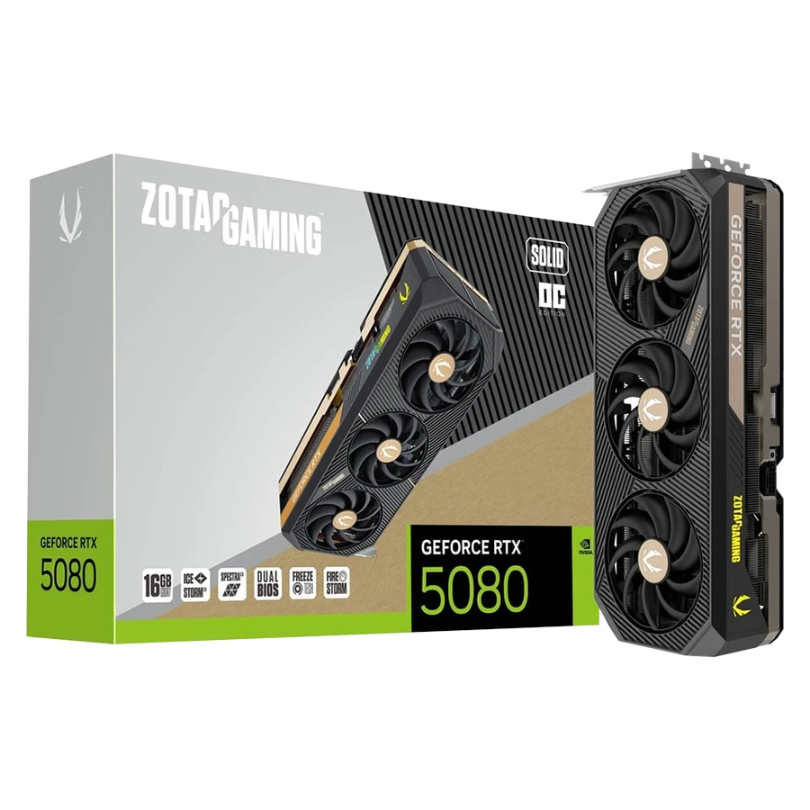 کارت گرافیک زوتک Gaming RTX 5080 16GB Solid OC