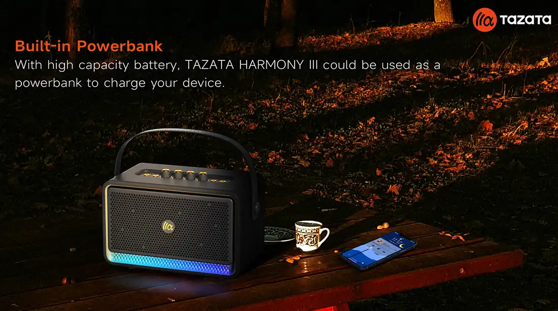 اسپیکر بی سیم تازاتا TAZATA HARMONY T50 Black