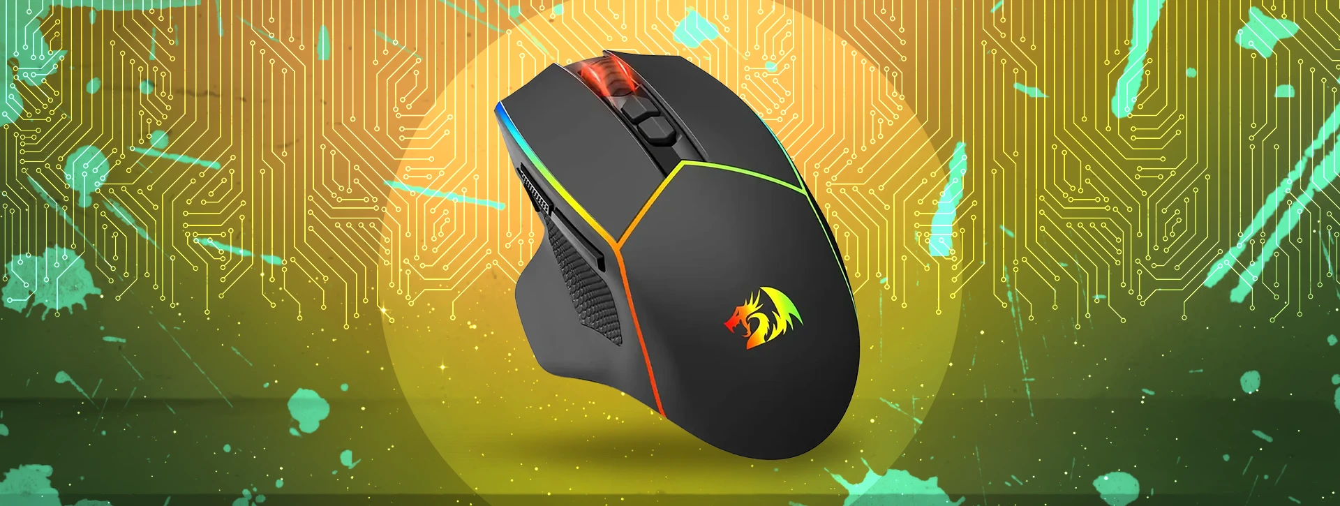 موس بی‌سیم گیمینگ ردراگون Redragon M814 PRO RGB