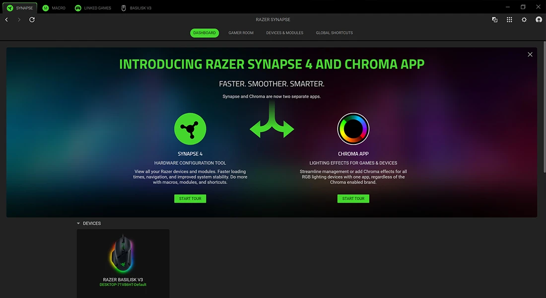 راهنمای جامع برنامه Razer Synapse