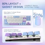 کیبورد بی سیم/باسیم مکانیکال گیمینگ ردراگون K707 WBP PRO RGB