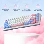 کیبورد بی سیم/باسیم مکانیکال گیمینگ ردراگون Redragon NOVA K709 WBP PRO RGB