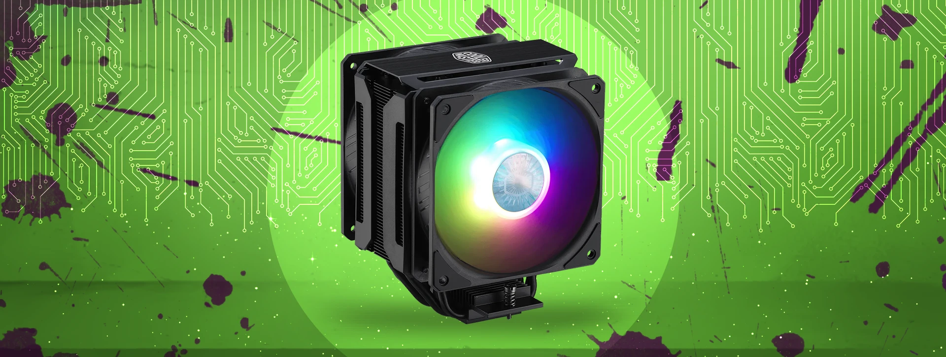 خنک کننده پردازنده کولر مستر MA612 Stealth ARGB