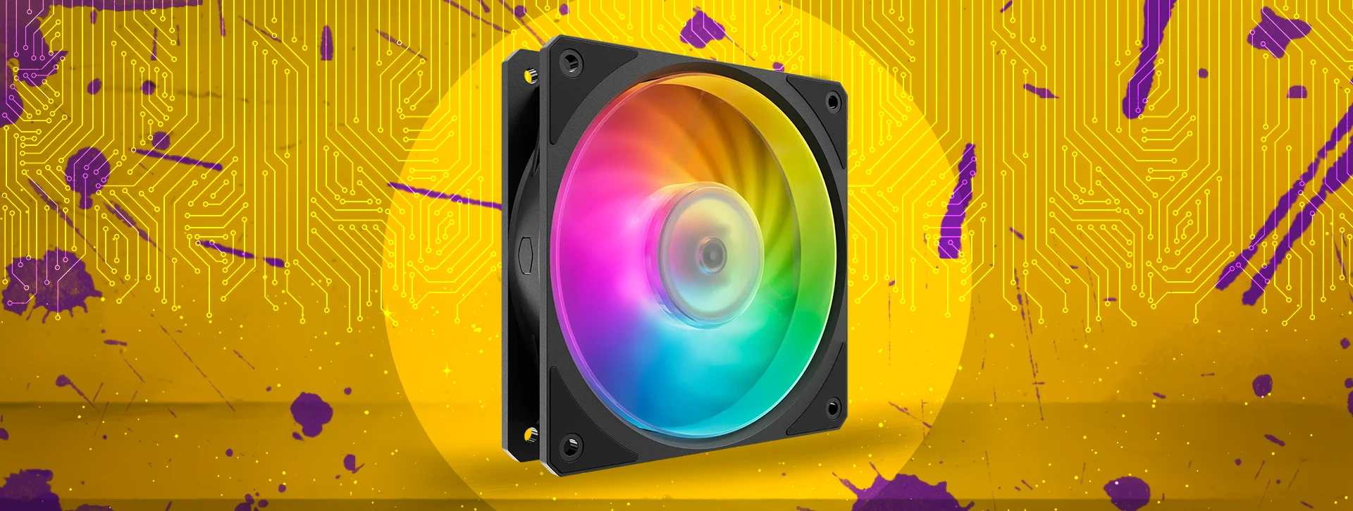 فن کیس کولر مستر COOLERMASTER Mobius 120P ARGB
