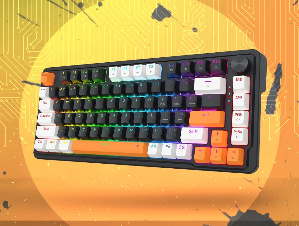 کیبورد مکانیکال گیمینگ ردراگون Landshaker K714 WBO RGB