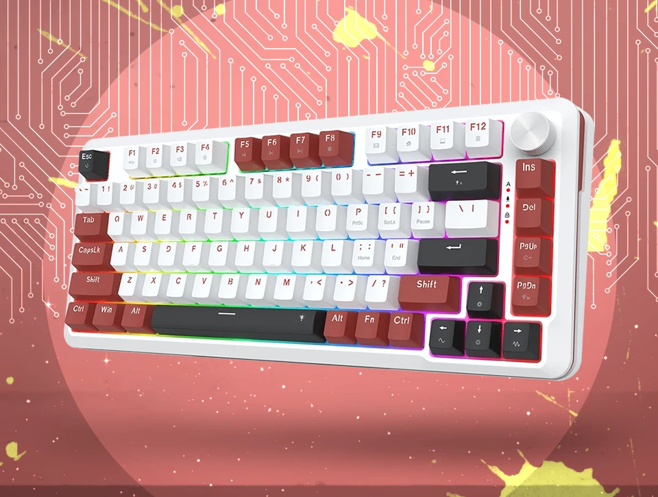 کیبورد مکانیکال گیمینگ ردراگون Stormhunter K721 WRB RGB