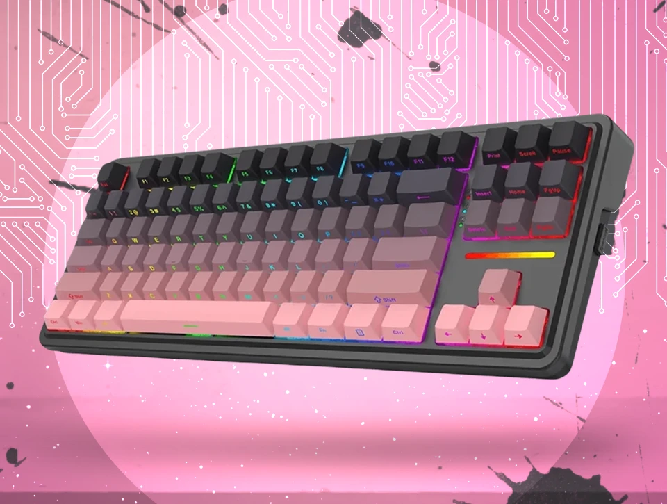 کیبورد بی سیم/باسیم مکانیکال گیمینگ ردراگون K728 SP PRO RGB