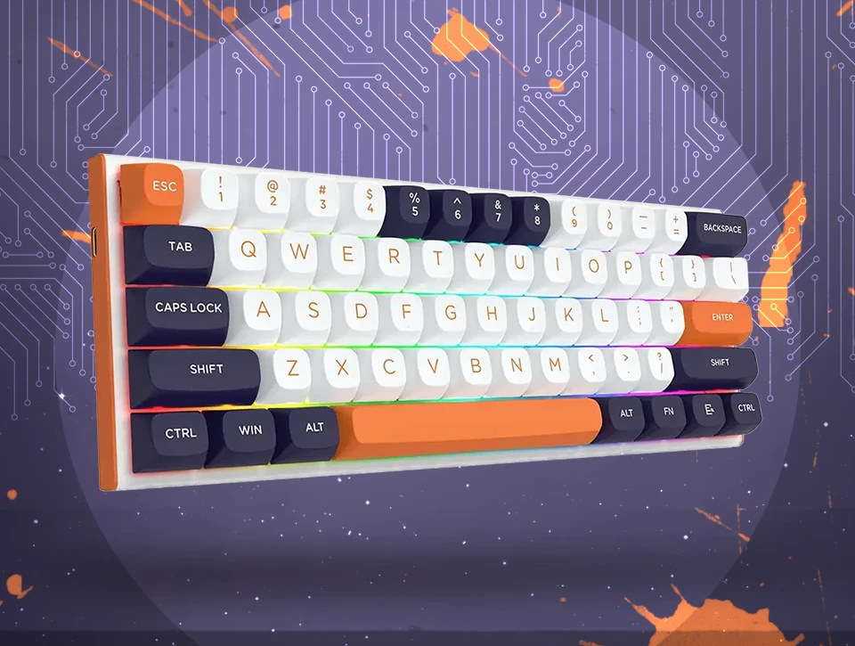 کیبورد مکانیکال گیمینگ ردراگون Fidd K683 WBO RGB